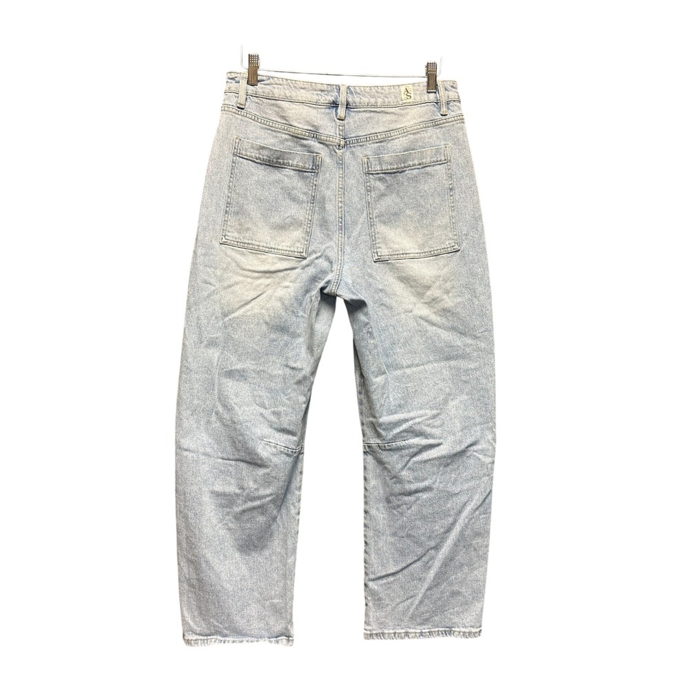 Altar'd State Light Wash Utility Carpenter Jeans Size 29 ALT-W3529 High Rise - Picture 2 of 12